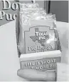  ?? Greg Morago / Houston Chronicle ?? Texas Pie Company’s Original Pie Dough Puck