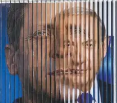  ?? JACK GUEZ/AFP/GETTY IMAGES ?? A billboard in Tel Aviv rotates, showing both Labour Party leader Isaac Herzog, left, and Israeli Prime Minister Benjamin Netanyahu.
