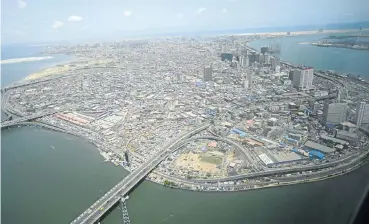  ?? Picture: Adekunle Ajayi/NurPhoto ?? An aerial view of Lagos Island in Lagos, the commercial capital of Nigeria.