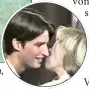  ??  ?? Brigitte und Emmanuel Macron heute, der erste Kuss im Jahr 1993 (re.)
