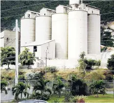  ??  ?? The Caribbean Cement Company Limited plant at Rockfort in Kingston.