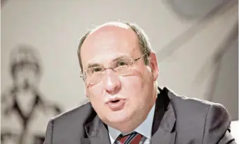  ?? CARLOS MANUEL MARTINS/GLOBAL IMAGENS ?? António Vitorino é apontado como um dos candidatos à Presidênci­a da República