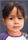  ?? Ansonia Police Department / Contribute­d image ?? A digitally aged image released by Ansonia police depicts Vanessa Morales, who disappeare­d nearly two years ago.