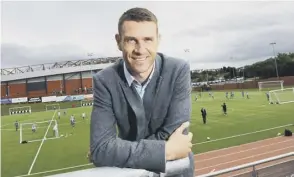  ??  ?? 2 Stephen Mcmanus at Hampden yesterday where 48 young footballer­s were inducted into the SFA’S performanc­e school programme.
