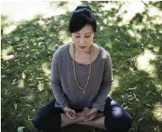  ?? MELISSA RENWICK/TORONTO STAR ?? Meditation is good medicine for anxiety as it traverses the chatter of the thinking mind and diverts it from its well-worn psychic grooves.