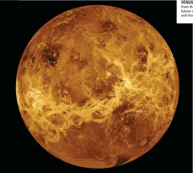  ?? NASA/JPL-CALTECH ?? Venus, seen here in a composite image from the Magellan and Pioneer Venus Orbiter missions, is the future destinatio­n of three new missions: two from NASA and one from ESA.