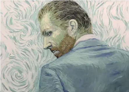  ?? GOOD DEED ENTERTAINM­ENT ?? Each frame of Loving Vincent was painted in van Gogh’s style. It took 100 artists more than six years to complete the feat.