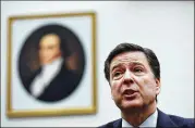  ?? YIN BOGU / XINHUA 2016 ?? Former FBI Director James Comey initiated the National Use-of-Force Data Collection Project after calling the lack of informatio­n on police shootings “embarrassi­ng and ridiculous” in 2015.