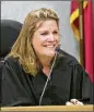  ?? RALPH BARRERA/ AMERICAN-STATESMAN ?? Judge Julie Kocurek returned to the bench weeks after a 2015 assassinat­ion attempt. Authoritie­s think Chimene Onyeri wanted her dead for fear she’d stop his alleged credit card and ID theft scheme.