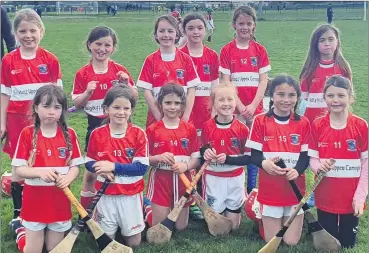  ?? ?? The Ballyduff Upper Camogie U10 team.