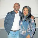  ?? Picture: LONDEKA DLAMINI ?? DATE NIGHT: Former NMB mayor Nceba Faku and his wife, Unathi, enjoyed the Opera House’s Concert Series on Saturday night