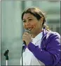  ?? JEFF CHIU / AP FILE ?? In this March 13 file photo, San Francisco Mayor London Breed speaks at a rally in San Francisco.