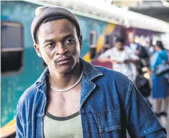  ??  ?? MAN ABOUT TOWN. Sihle Xaba is one of the actors in Vaya.