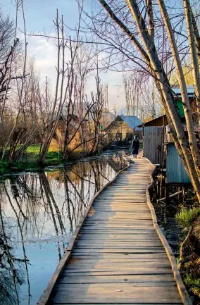  ??  ?? By the Dal Lake ●