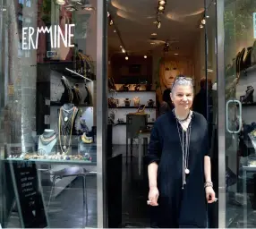  ??  ?? Opening image: Pretty window dressing at Alice and Olivia, Nolita. This page, clockwise from right: Window shopping storefront; Sonos Store Soho; Ermine.