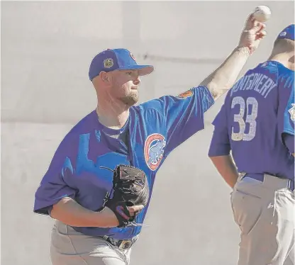  ??  ?? Left- hander Jon Lester was 19- 5 with a 2.44 ERA and finished second in NL Cy Young Award voting last season. | MORRY GASH/ AP