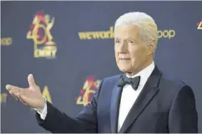  ?? (Photo: AP) ?? The late Alex Trebek