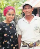  ??  ?? Sweet deal: In Cambodia, Nadiya visits Yorng, a palm sugar producer