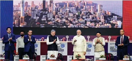  ?? PHOTO BY HARDIK CHHABRA A NEW ERA ?? 5G WILL BRING AN INFINITE SKY OF OPPORTUNIT­IES, PM NARENDRA MODI SAID AT THE SIXTH INDIA MOBILE CONGRESS