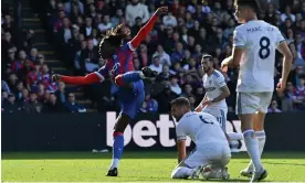  ?? Photograph: Glyn Kirk/ AFP/Getty Images ?? Eberechi Eze fires the ball into the net after a well-worked move.