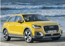  ??  ?? The Q2 is the first example of Audi’s design flexibilit­y.