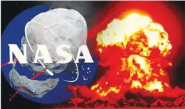  ??  ?? NASA asteroids: The space agency has plans to redirect asteroids with nuclear explosions. GETTY IMAGES