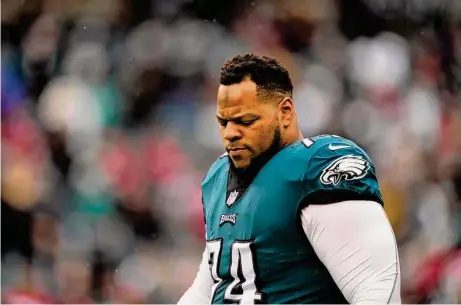  ?? Matt Slocum/Associated Press ?? Defensive tackle Ndamukong Suh said he turned down other contract offers he thought weren’t right before the Eagles came calling.