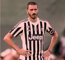  ?? FORTE ?? Leonardo Bonucci, 28 anni, gioca nella Juventus dal 2010