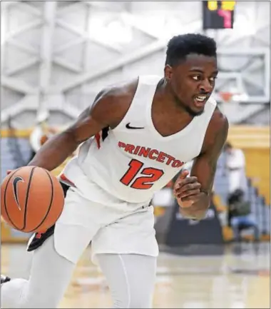  ?? JOHN BLAINE — FILE PHOTO — FOR THE TRENTONIAN ?? Princeton’s Myles Stephens scored a career-high 30 points to help the Tigers upset USC on Tuesday night in Los Angeles.