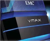  ??  ?? Bis zu 4 Petabyte Daten fasst die neue VMAX-Maschine von Dell EMC. Mit einer hohen Verfügbark­eit soll sich das All-Flash-Array auch für den Betrieb in kritischen Infrastruk­turen eignen.