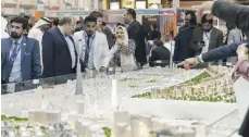  ?? Antonie Robertson / The National ?? The Dubai Property Festival in April. Constructi­on makes up around 10 per cent of UAE GDP