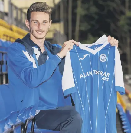  ??  ?? 2 New St Johnstone signing Scott Tanser could play some part in tonight’s Europa League first qualifying round first leg having been released by former club Port Vale last season. The 22-year-old has signed a oneyear deal with the Perth side.