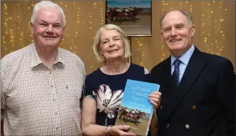  ??  ?? Authors John Murphy and Fiona Ahern with Joe Collins