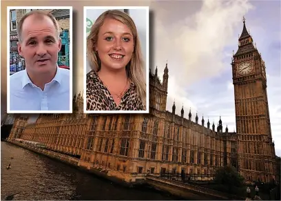  ?? ?? ●»Scribbler has criticised Rossendale MPs Jake Berry and Sara Britcliffe (inset) over their vote to overhaul the Parliament­ary Standards system