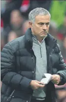  ?? FOTO: GYI ?? Mourinho, hoy contra el Swansea