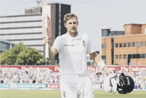  ??  ?? 0 England’s new captain, Joe Root, averages almost 53 in his 53 Tests to date.
PICTURE: MARTIN RICKETT/PA