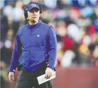  ?? PATRICK MCDERMOTT/GETTY IMAGES ?? The Giants fired head coach Pat Shurmur Monday. He owns a 9-23 mark since 2018. “We just didn’t win enough games,” said Giants owner John Mara.