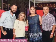  ?? ?? Arnoldo, Betty, Soraya y Sergio