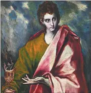  ?? CEDOC PERFIL ?? EL GRECO. San Juan Evangelist­a (1609).