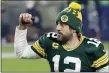  ?? MIKE ROEMER — THE ASSOCIATED PRESS ?? Green Bay Packers quarterbac­k Aaron Rodgers was named league MVP for the third time.