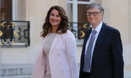  ?? Photograph: Frederic Stevens/Getty Images ?? Bill and Melinda Gates in Paris, France, on 21 April 2017.