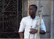  ?? Danny Clinch Blue Fox Entertainm­ent ?? CUBAN MUSICIAN Yohandi Arguin in “A Tuba to Cuba,” which follows a cultural bridge-building trip.