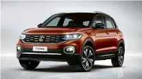  ??  ?? Volkswagen T-Cross Meses antes de chegar às lojas, o jipinho urbano da Volks testa sua popularida­de no Salão do Automóvel. A versão 1.4 turbo tem 150 cv de potência