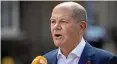  ?? FOTO: GETTY ?? Olaf Scholz hofft auf mehr Prozente bei der Bundestags­wahl.