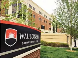  ?? STEVE LORD/BEACON-NEWS ?? The Waubonsee Community College board of trustees has approved a 2.2% tuition increase to begin in the fall.