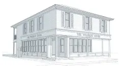  ?? SUPPLIED ILLUSTRATI­ON ?? Artist’s rendering of what the Russell Avenue building is set to become under new ownership.