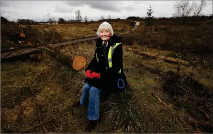  ?? ?? Main image: activist and ex- teacher, Maureen Potter, who was recently named Scotswoman of the Year, has been a member of the Peatland Action group for 16 years