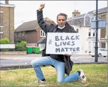  ?? Picture: Yousef Al Nasser ?? A Black Lives Matter Protest took place at Jackson Fields, Rochester
