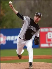  ?? Steven Eckhoff / RN-T ?? Coosa pitcher Glenn Nicholson delivers to the plate against Model during a game Saturday at State Mutual Stadium.