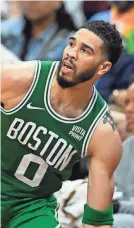  ?? DAVID RICHARD/USA TODAY SPORTS ?? Jayson Tatum accounted for 33 points Saturday for the Celtics.